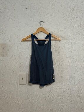 Adidas Women’s Blue Racerback Athletic Workout Tank Top Size Small